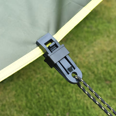 18pcs Outdoor Camping Canopy Tarp Clips Windproof Plastic Clamps