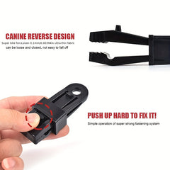 18pcs Outdoor Camping Canopy Tarp Clips Windproof Plastic Clamps