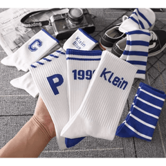 Men's Mid Calf Sports Socks Anti Odor Basketball Autumn Winter