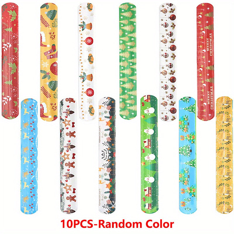 10pcs Football Slap Bracelets Wristbands Gymnastics Party Supplies