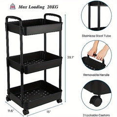 Bedside Storage Rack for Home Organization in Kitchens, Bathrooms, Bedrooms, Off