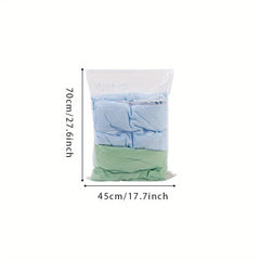 1pc Transparent Vacuum Compression Blanket Storage Bag Sealed Container
