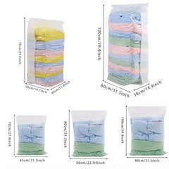 1pc Transparent Vacuum Compression Blanket Storage Bag Sealed Container