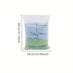 1pc Transparent Vacuum Compression Blanket Storage Bag Sealed Container