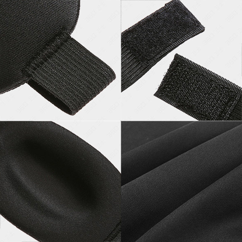 1pc Blackout 3D Contoured Sleep Eye Mask with Adjustable Strap