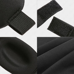 1pc Blackout 3D Contoured Sleep Eye Mask with Adjustable Strap