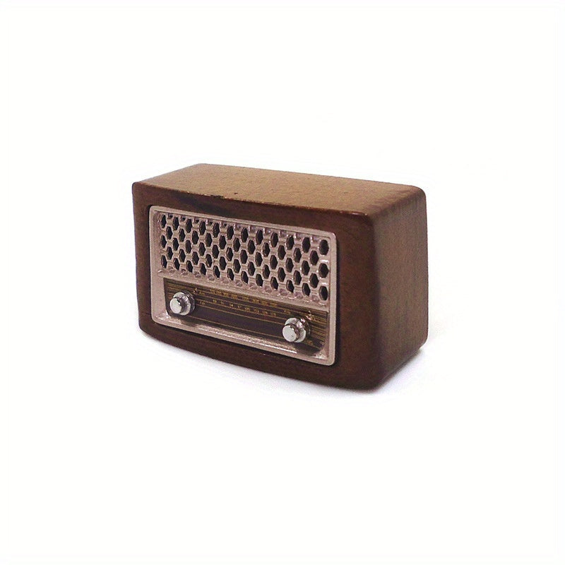 Toy House Accessories Mini Old-Fashioned Radio Model