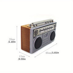 Toy House Accessories Mini Old-Fashioned Radio Model