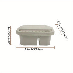 3 In 1 Pen Washing Bucket With Pen Holder And Painting Palette Lid
