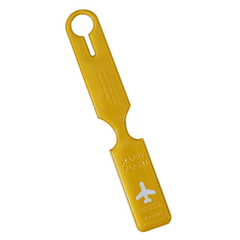 Solid PVC Aircraft Luggage Boarding Tag Travel Label