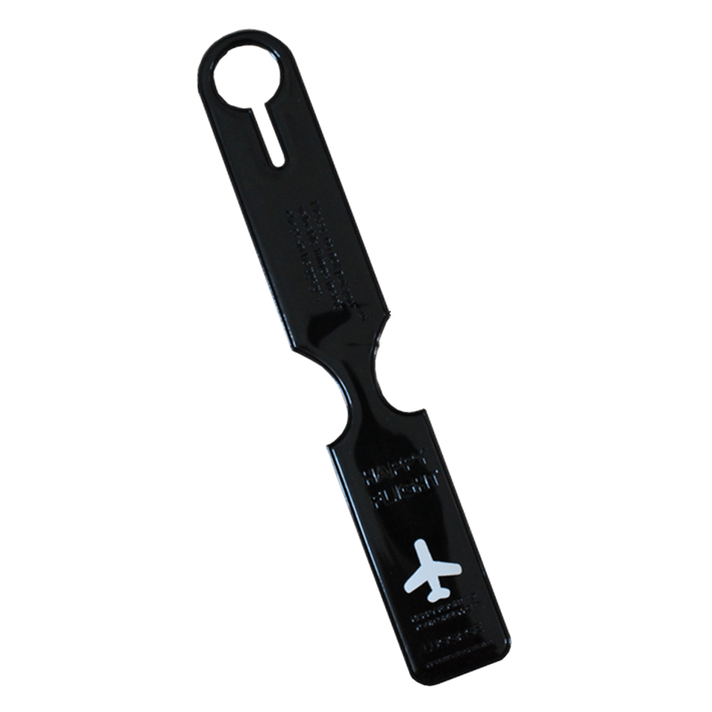 Solid PVC Aircraft Luggage Boarding Tag Travel Label