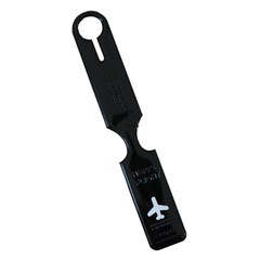 Solid PVC Aircraft Luggage Boarding Tag Travel Label