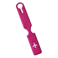 Solid PVC Aircraft Luggage Boarding Tag Travel Label
