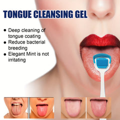 2pcs Silicone Tongue Scraper Oral Care Tool