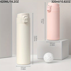 Stainless Steel Vacuum Flask 320ml/450ml Portable Insulated Water Bottle