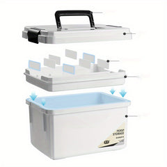 Plastic Medical Box Large Capacity First Aid Medicine Storage Box