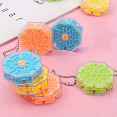 3D Stereo Beads Maze Toy Keychain Gift Men Women