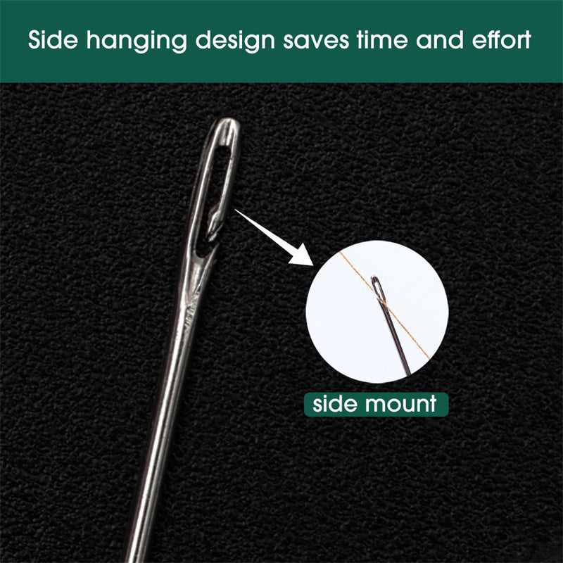 Big Hole Stainless Steel Needles for Sewing 24pcs