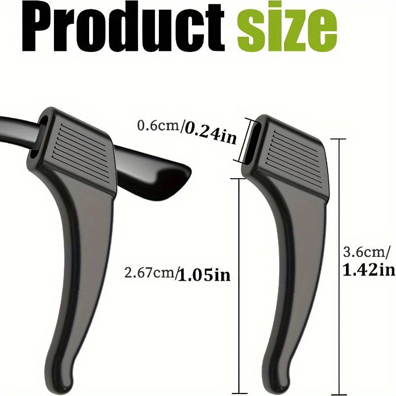15 Pairs Silicone Glasses Anti-Slip Accessories Ear Protection Covers