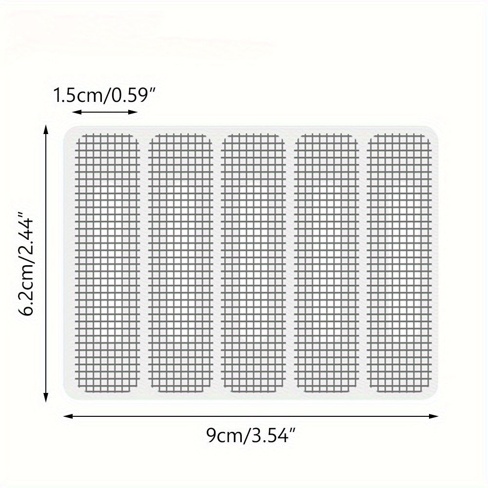 20pcs 4 Sheets Window Screen Patch Fix Net Anti Mosquito Insect Stickers Mesh