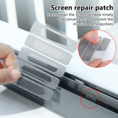 20pcs 4 Sheets Window Screen Patch Fix Net Anti Mosquito Insect Stickers Mesh