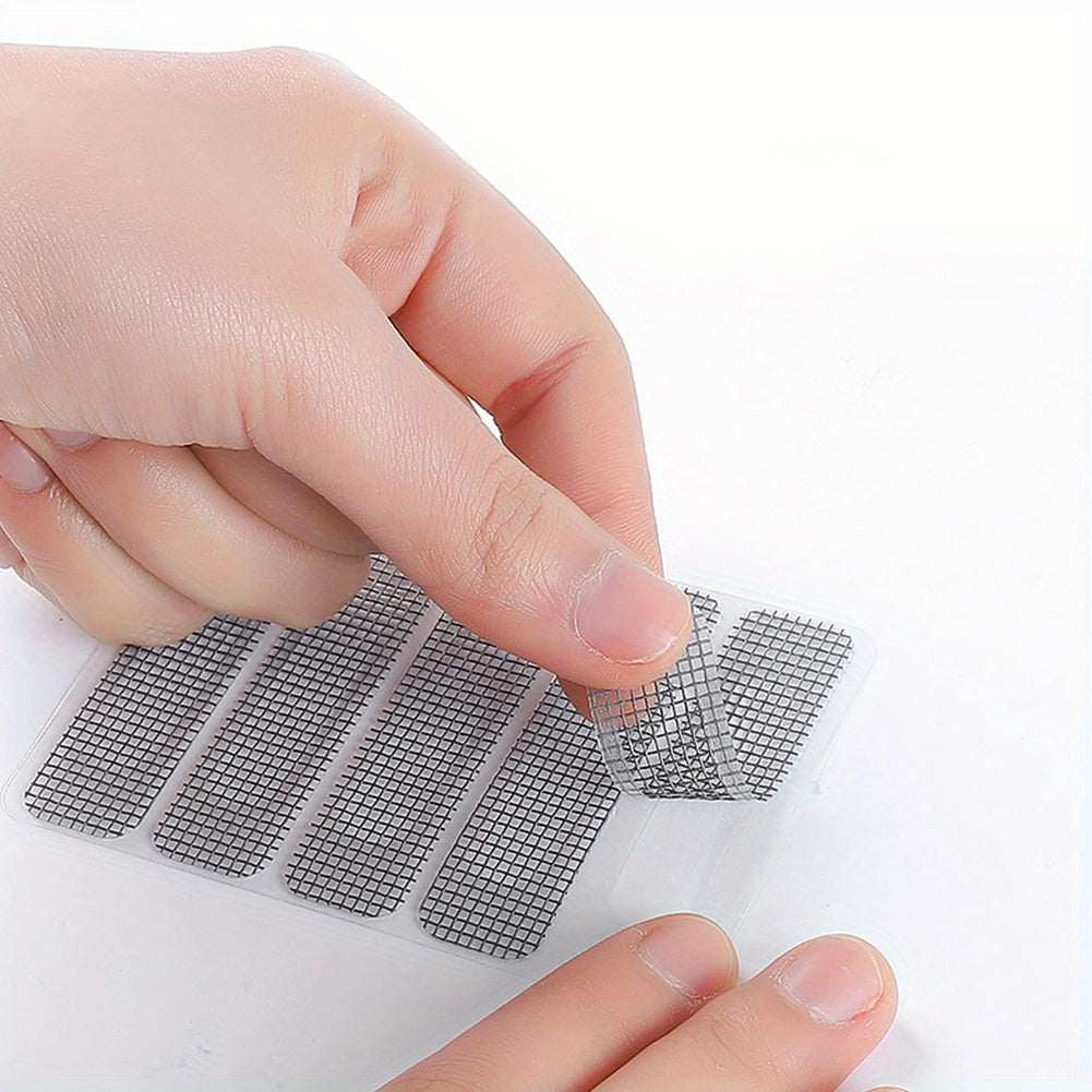 20pcs 4 Sheets Window Screen Patch Fix Net Anti Mosquito Insect Stickers Mesh