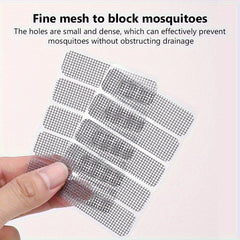 20pcs 4 Sheets Window Screen Patch Fix Net Anti Mosquito Insect Stickers Mesh