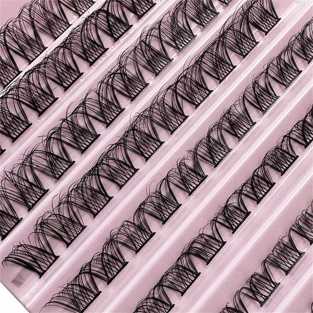 100PCS Cluster Makeup Individual Eyelashes Grafting False Eyelash Extension