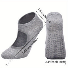 Breathable Anti-friction Women Yoga Socks Non Slip Pilates Barre Sports Dance