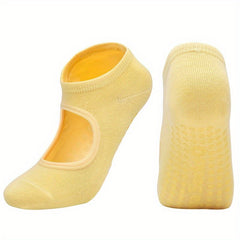 Breathable Anti-friction Women Yoga Socks Non Slip Pilates Barre Sports Dance
