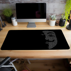Alphabet Mask Mouse Pad Gaming Desk Mat Keyboard Pad Large