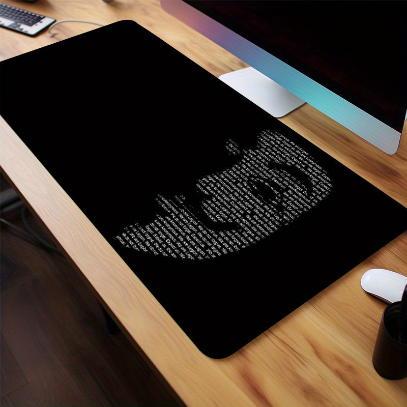 Alphabet Mask Mouse Pad Gaming Desk Mat Keyboard Pad Large