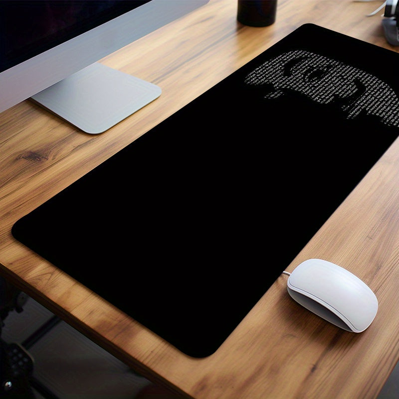Alphabet Mask Mouse Pad Gaming Desk Mat Keyboard Pad Large