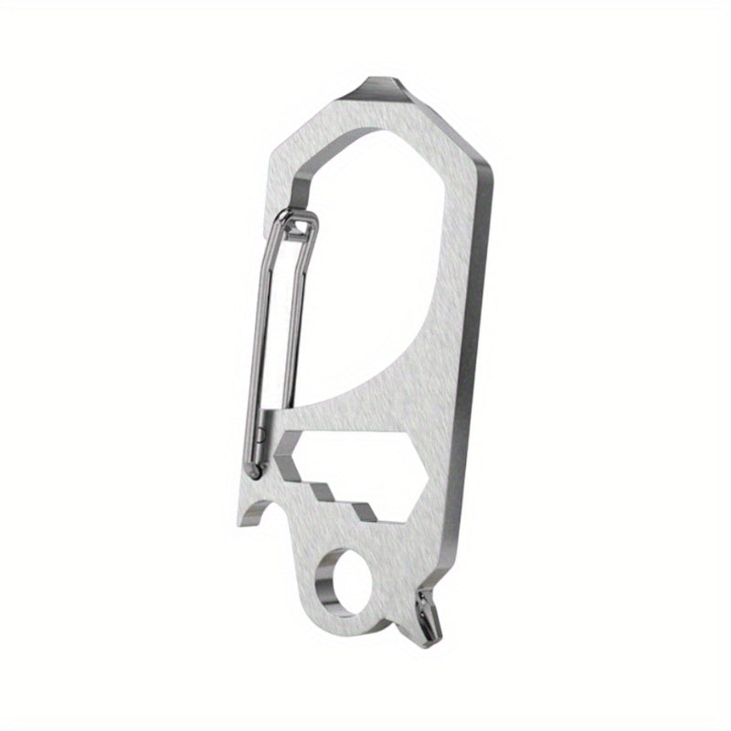 Multifunctional Keychain Keyring Bottle Opener Backpack Bag Hanging Buckle