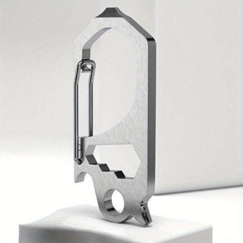 Multifunctional Keychain Keyring Bottle Opener Backpack Bag Hanging Buckle