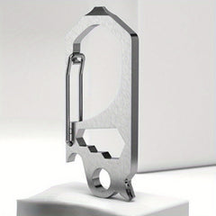 Multifunctional Keychain Keyring Bottle Opener Backpack Bag Hanging Buckle