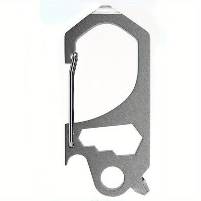 Multifunctional Keychain Keyring Bottle Opener Backpack Bag Hanging Buckle