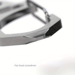 Multifunctional Keychain Keyring Bottle Opener Backpack Bag Hanging Buckle