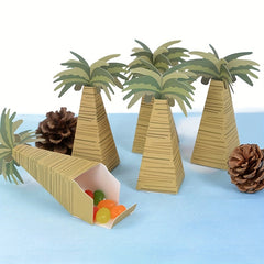 Hawaiian Coconut Palm Tree Candy Box Set - Great for Birthdays & Bridal Shower