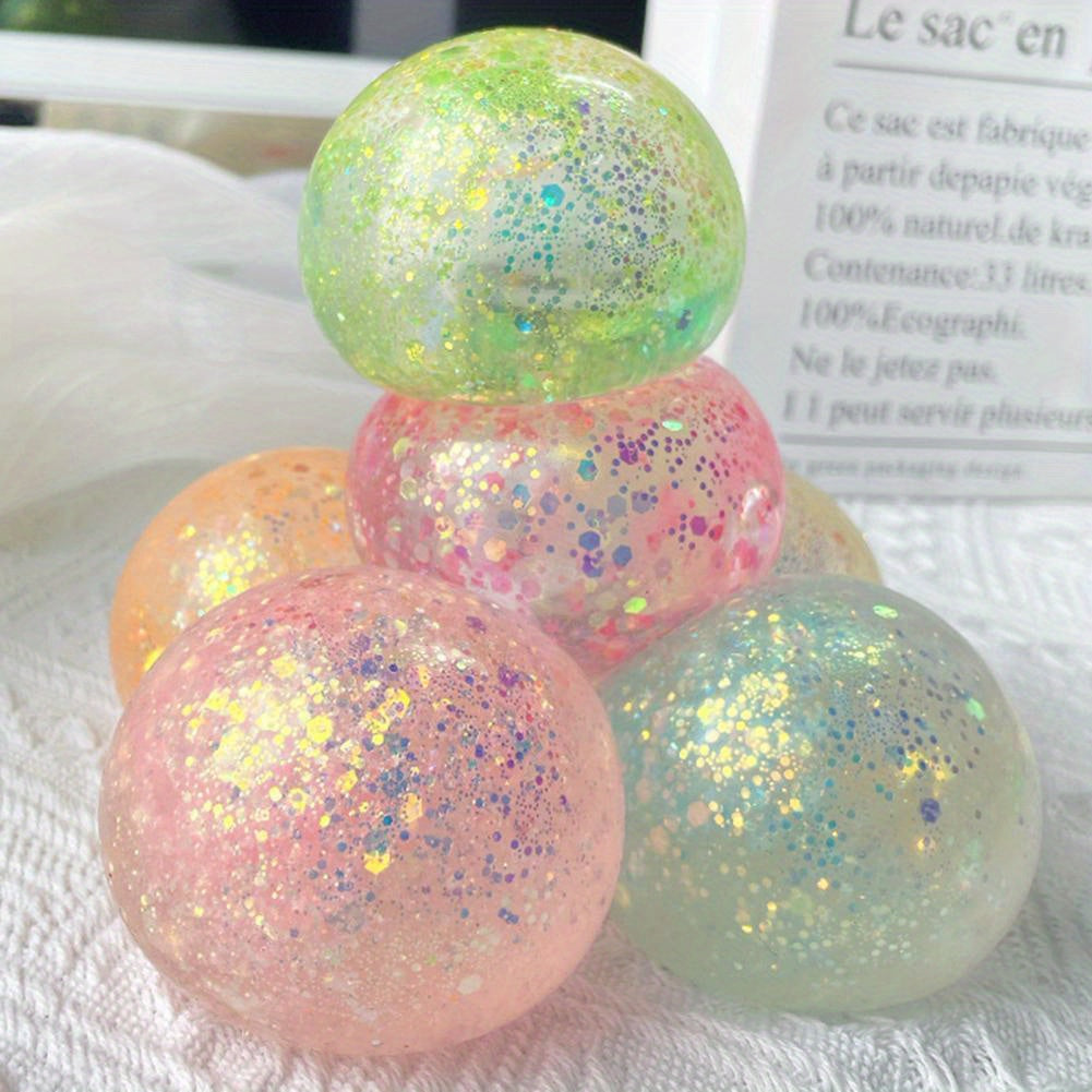 Anti Stress Sequins Maltose Ball Pinch Toy