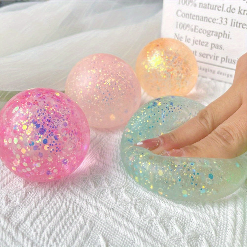 Anti Stress Sequins Maltose Ball Pinch Toy