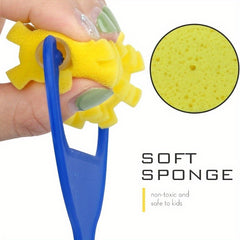 12pcs Painting Brushes Set Washable Sponge Brushes For Early Learning DIY Crafts
