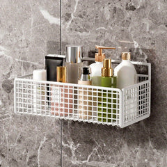 Wall mounted Drain Rack Kitchen Rack Iron Wire Mesh Storage Basket