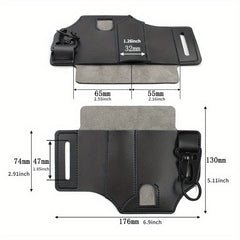 Tool Belt PU Leather Bag Portable Tool Storage Bag Holster
