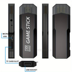 K8 Video Game Console 128G 64G Player Console Wireless Controller TV Game Stick