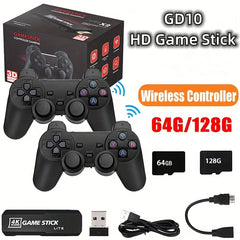 K8 Video Game Console 128G 64G Player Console Wireless Controller TV Game Stick