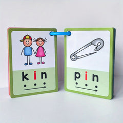 CVC Phonics Flashcards - Kindergarten & Preschool Learning Aid