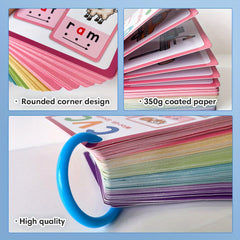 CVC Phonics Flashcards - Kindergarten & Preschool Learning Aid