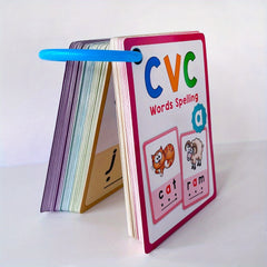 CVC Phonics Flashcards - Kindergarten & Preschool Learning Aid