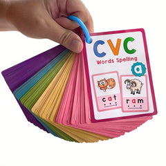 CVC Phonics Flashcards - Kindergarten & Preschool Learning Aid
